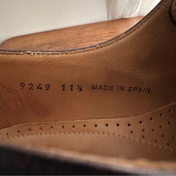 Magnanni Blanco Aldomar Dress Shoes 9249 Brown Brogue Cap Toe Oxfords Men’s 11.5 - Picture 6 of 8